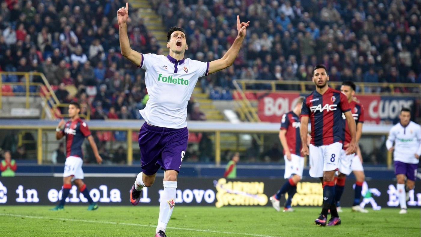 Serie A, la Fiorentina passa di rigore a Bologna: decide Kalinic