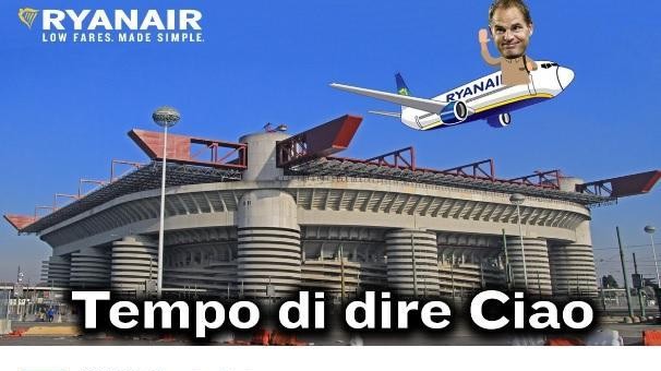 Ryanair ironizza su De Boer: E’ tempo di dire Ciao