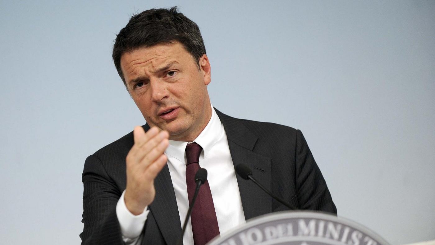 Terremoto, il premier Renzi arriva a Preci in Umbria