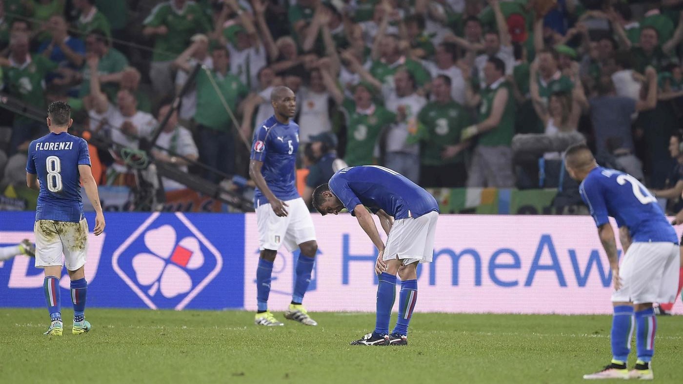 FOTO Euro2016, l’Irlanda batte l’Italia e si qualifica