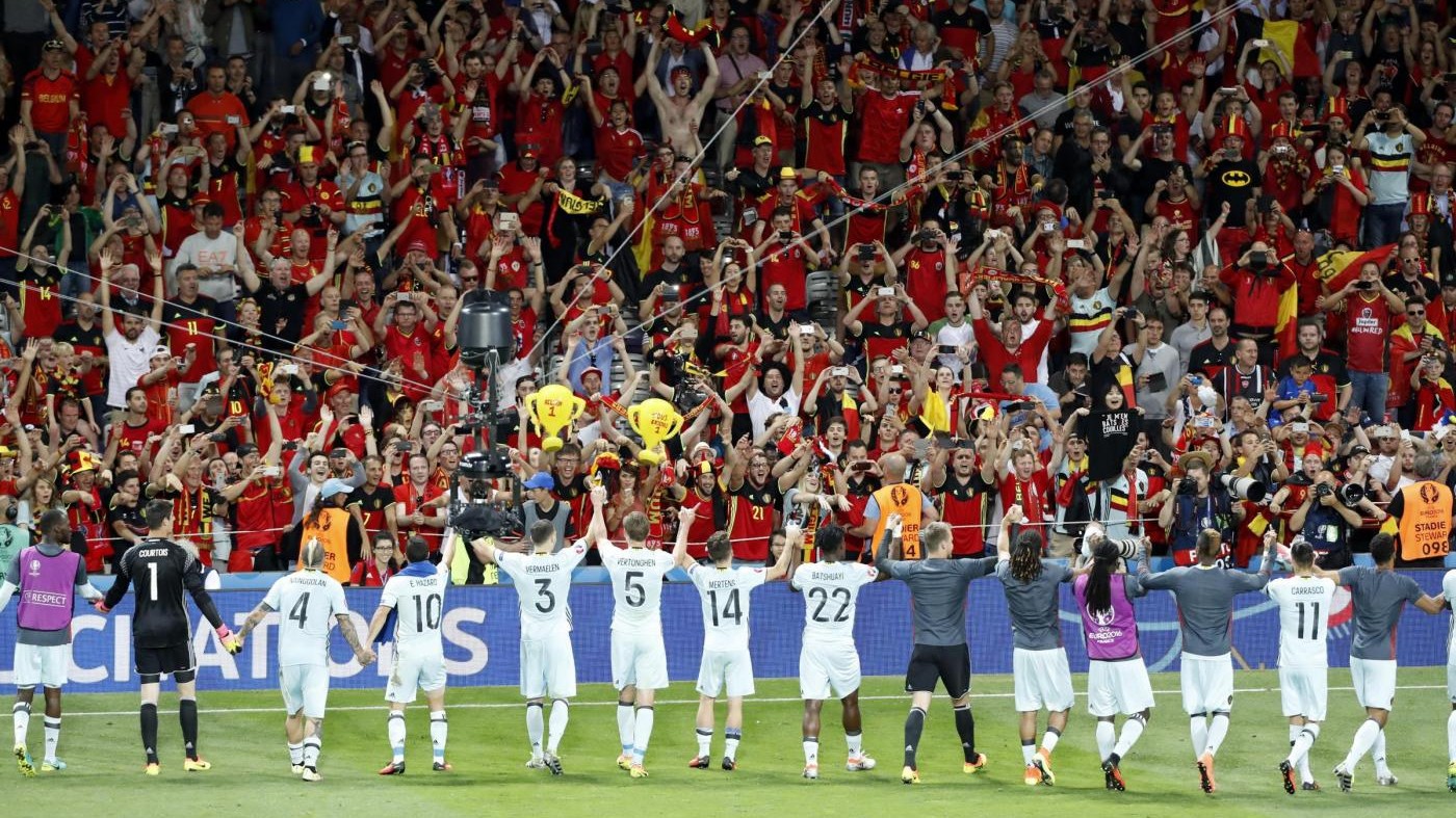 FOTO Euro 2016, Belgio stende Ungheria 4-0