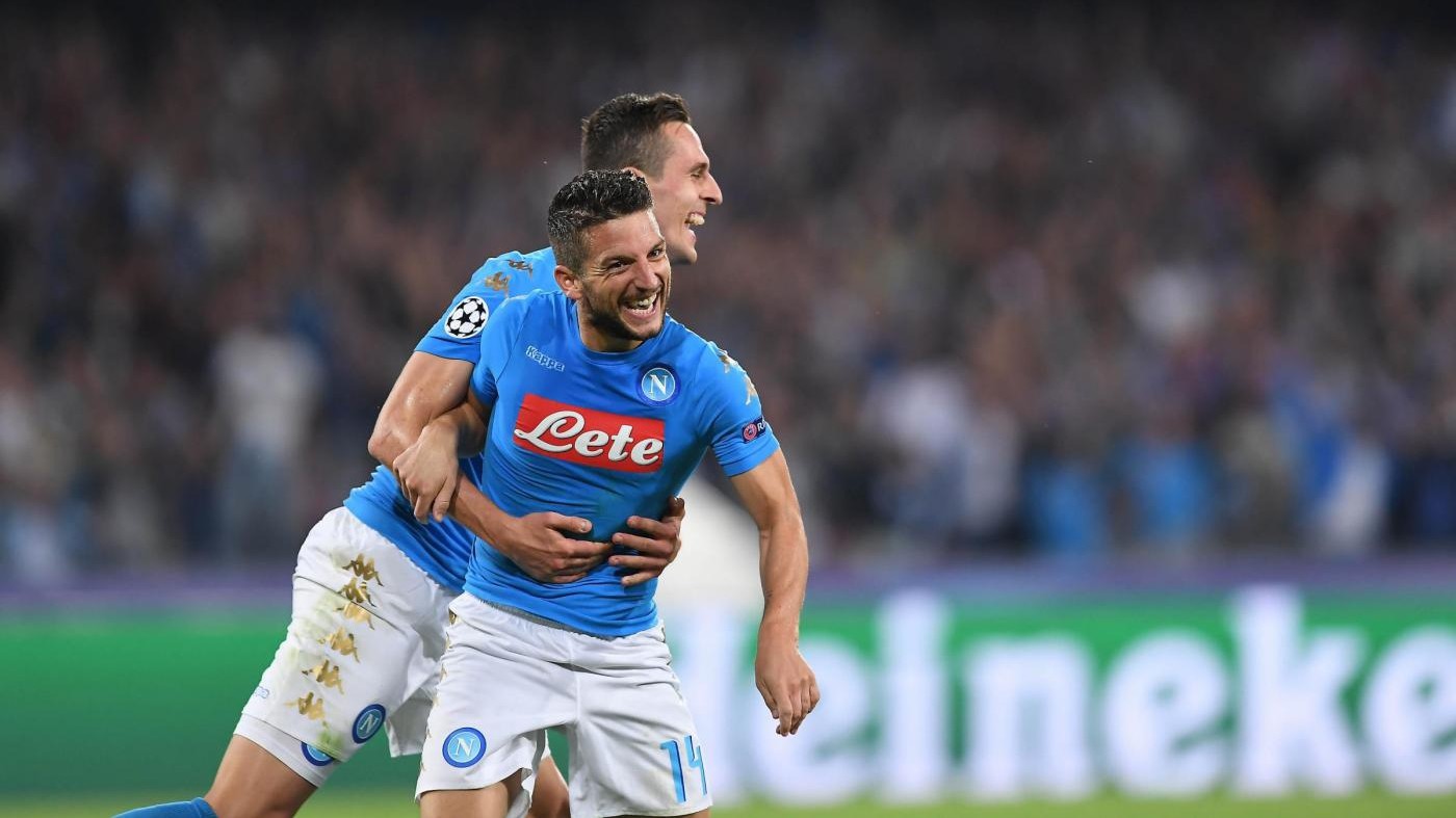 Champions League, Napoli spettacolo: Benfica travolto 4-2