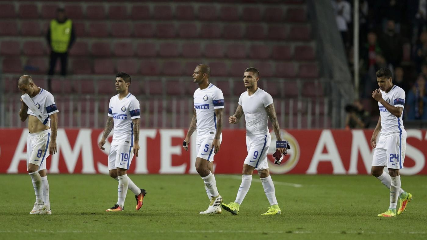 Europa League, Inter ancora flop: nerazzurri ko 3-1 a Praga