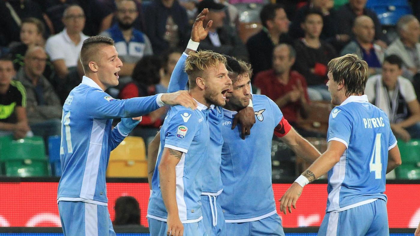 Serie A, Immobile e Keita lanciano la Lazio: crisi Udinese
