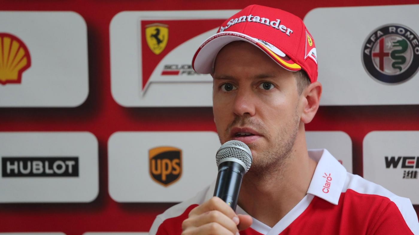 F1, Vettel rompe la sospensione ed è costretto al ritiro