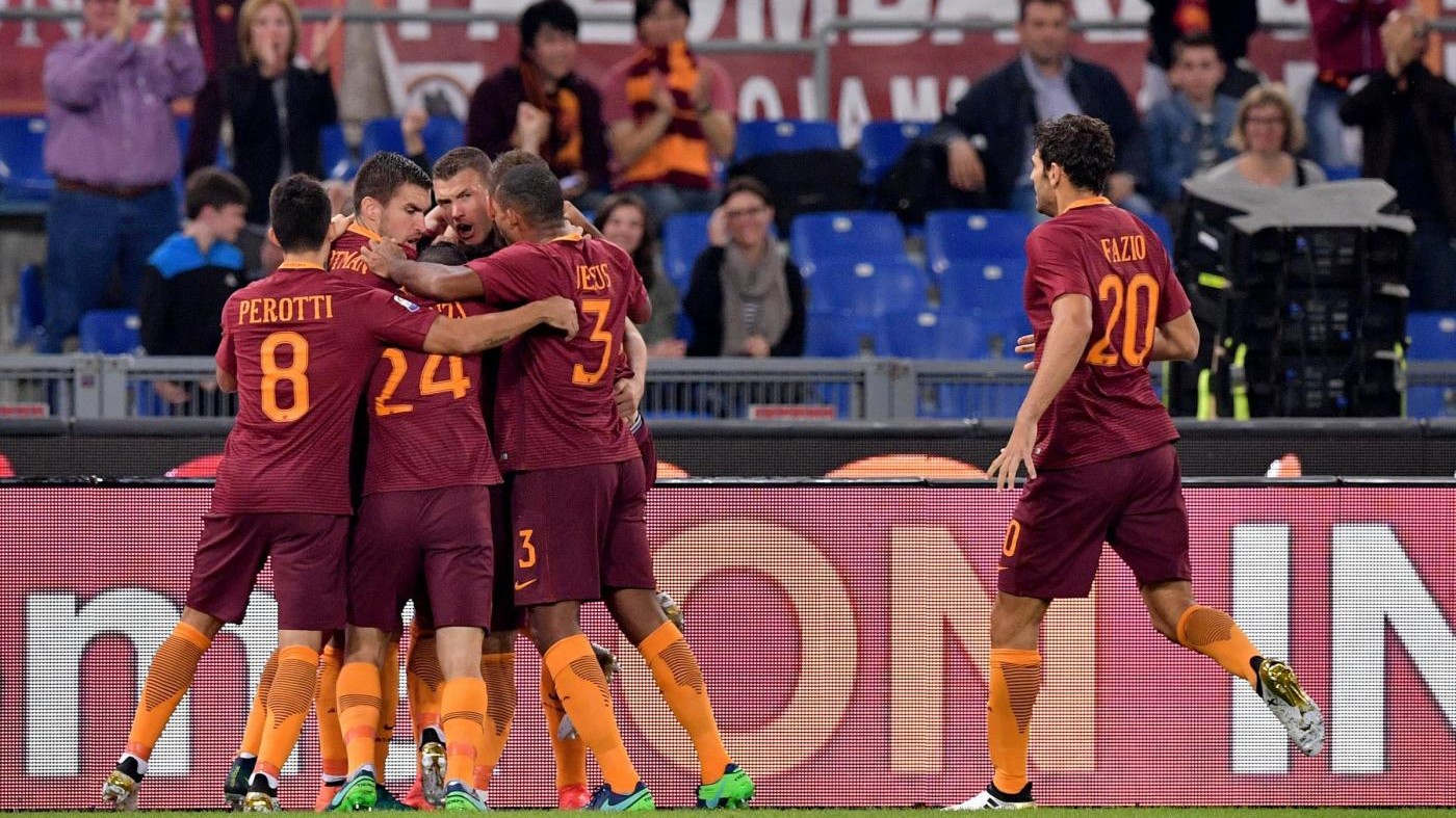 Dzeko e Manolas stendono l’Inter: la Roma si rilancia