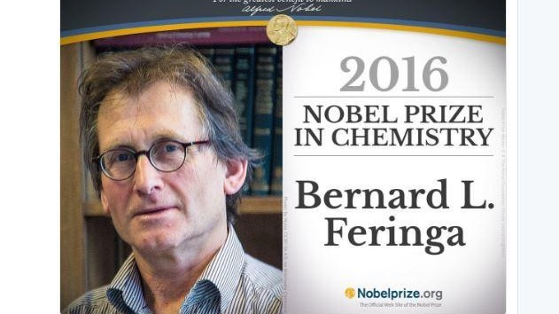 Nobel per la Chimica a Sauvage, Stoddart e Feringa