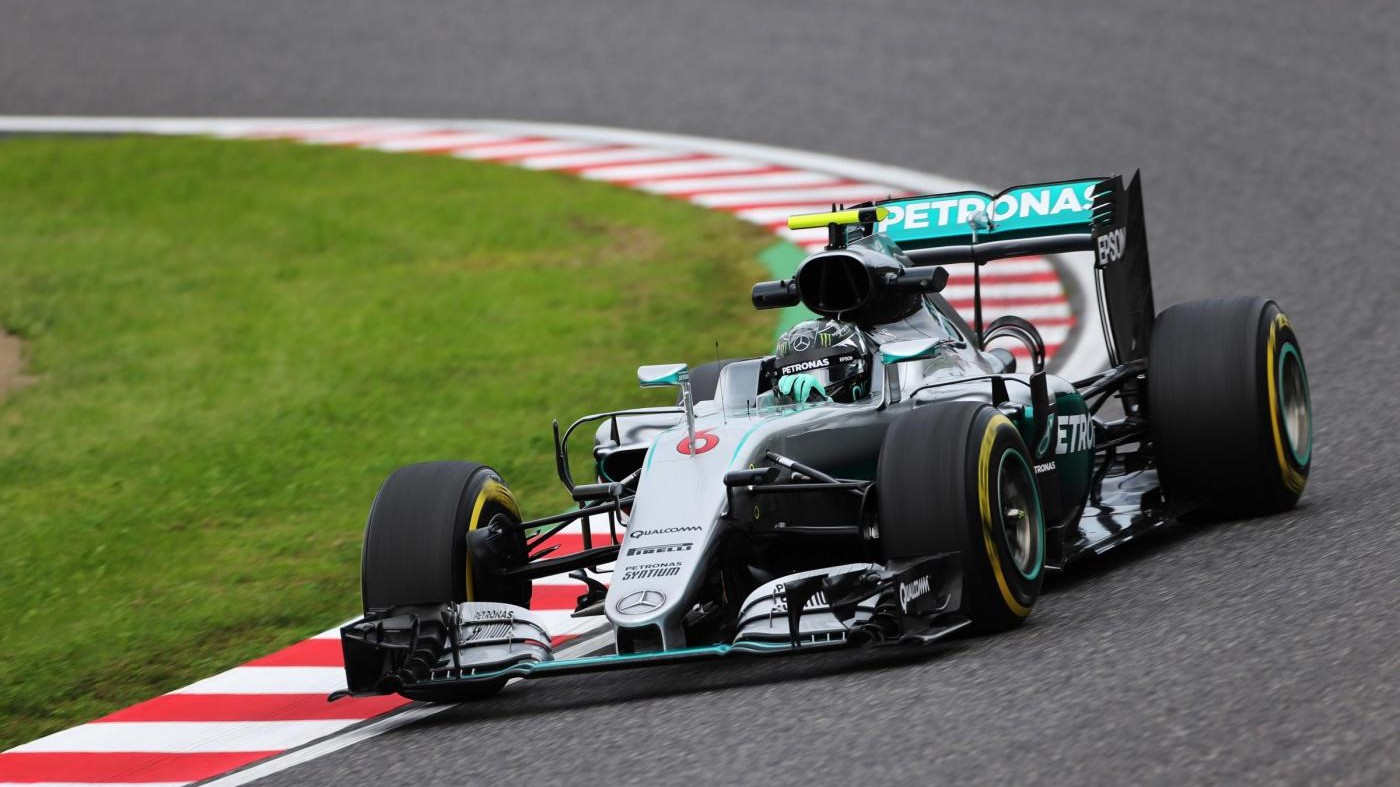 F1, Gp Giappone: Rosberg in pole position, 3/o Raikkonen