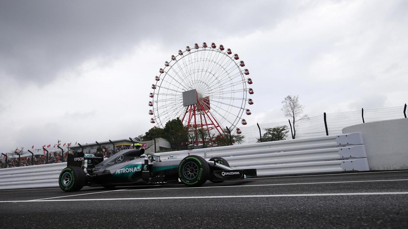 Gp Giappone, Rosberg vince e allunga. Ferrari giù dal podio