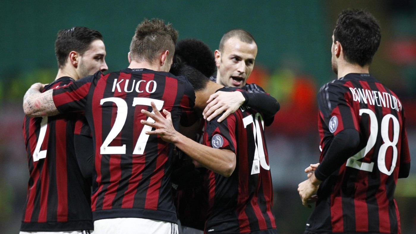 Coppa Italia: Il Milan batte il Carpi 2-1