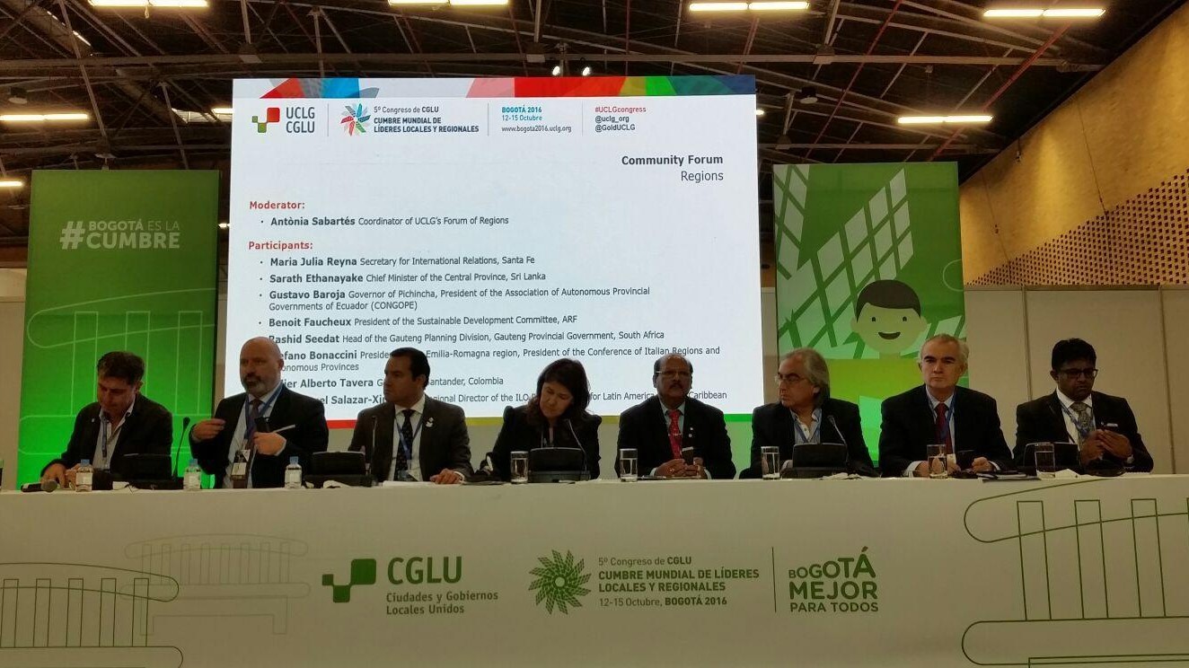 Bonaccini a Bogotà: Emilia Romagna è regione d’eccellenza
