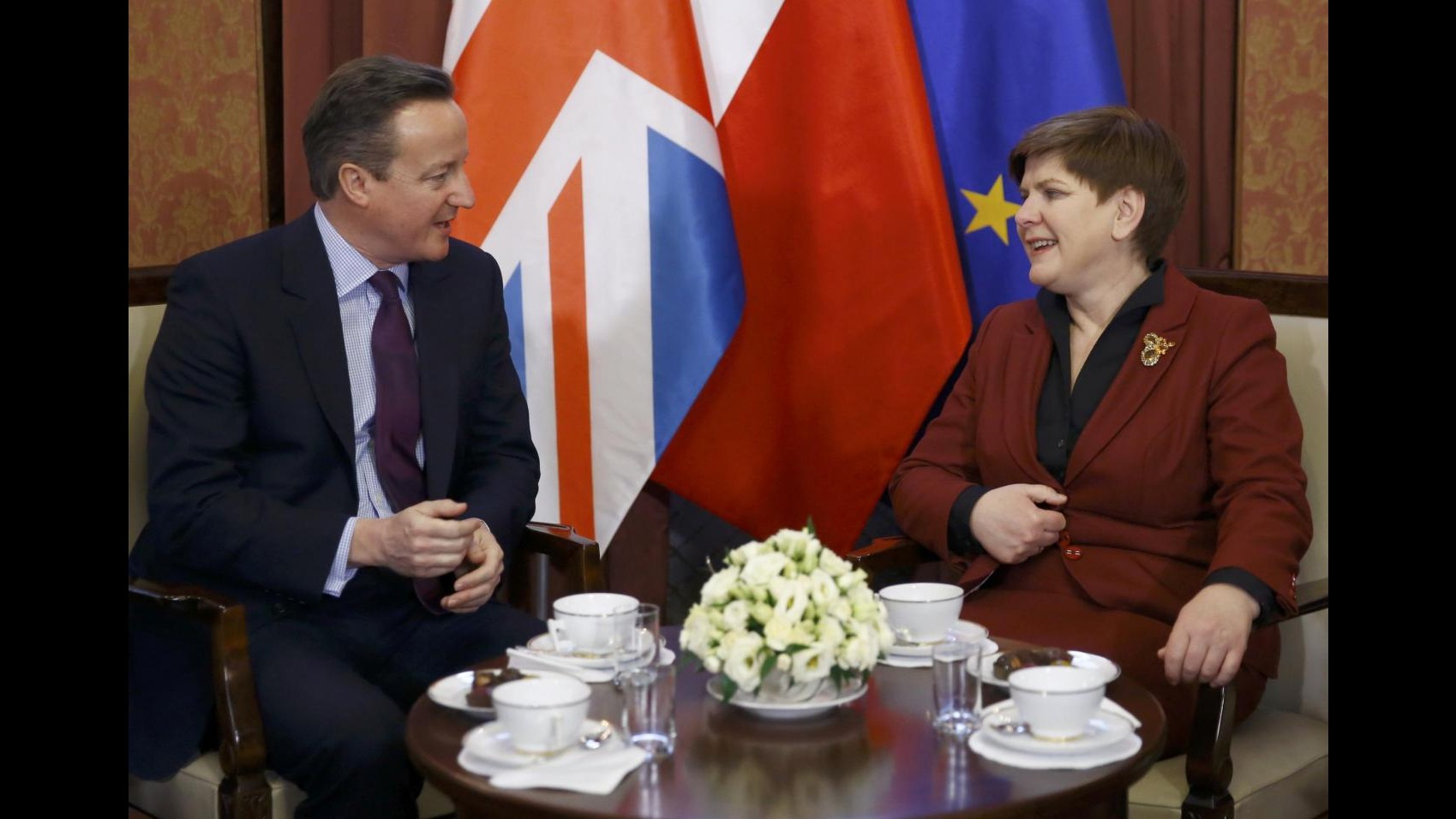 Polonia, primo ministro Cameron in visita a Varsavia