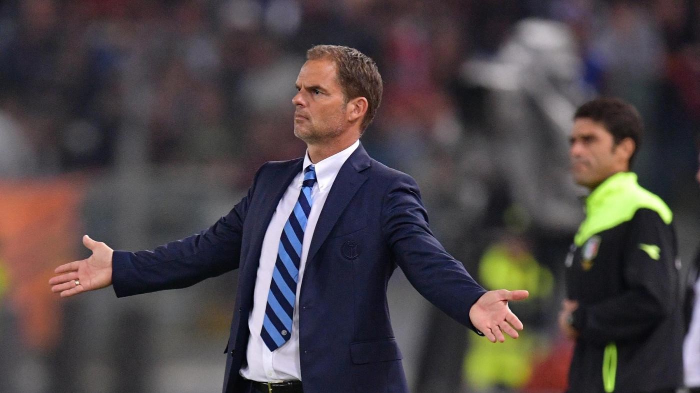 Calcio, De Boer: Inter in campo per vincere, domani serve pazienza