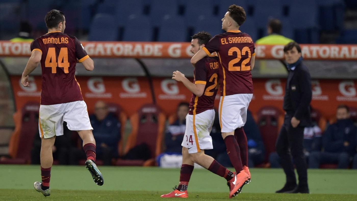 Serie A, Roma-Sampdoria 2-1