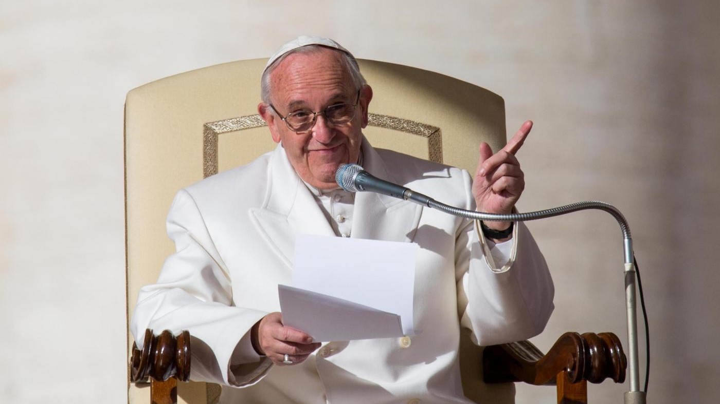 Udienza generale del mercoledì di Papa Francesco in piazza San Pietro