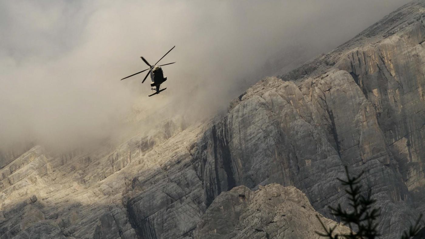 Alpinista cade da parete a Cortina d’Ampezzo: è grave