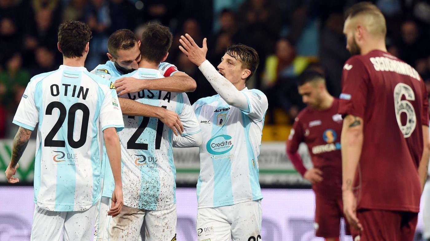 Virtus Entella-Trapani 4-0