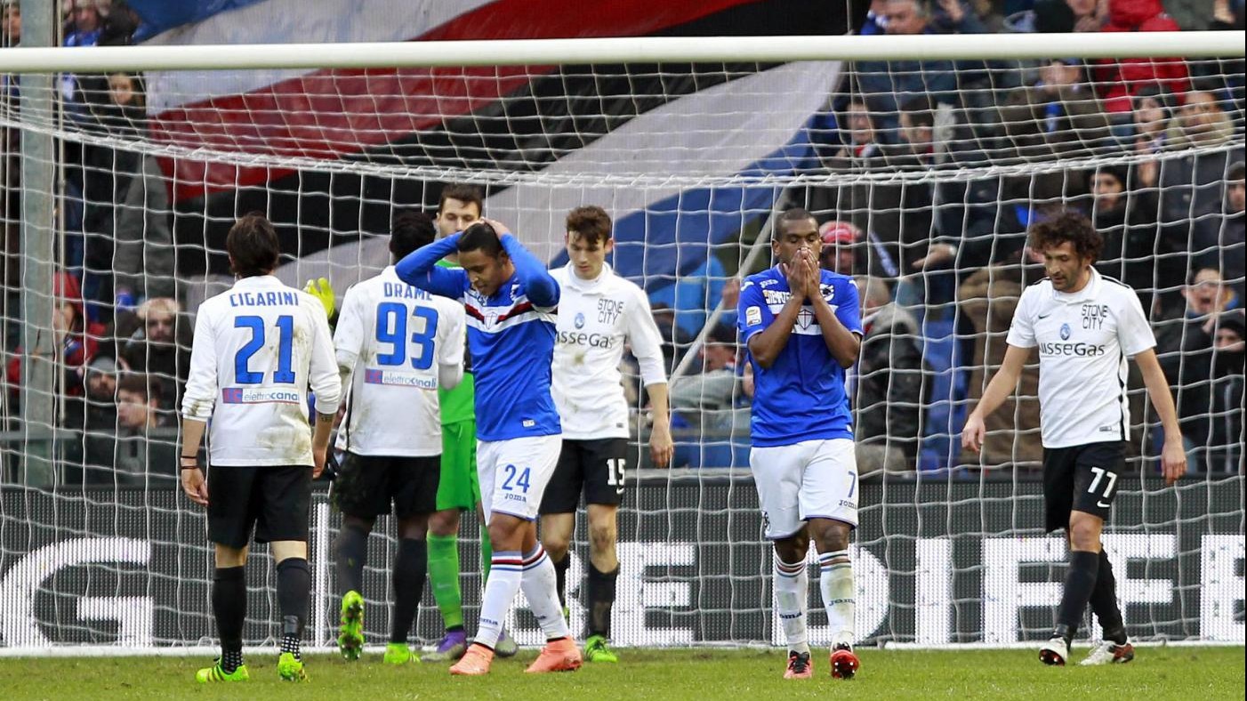 Sampdoria-Atalanta 0-0 al Marassi