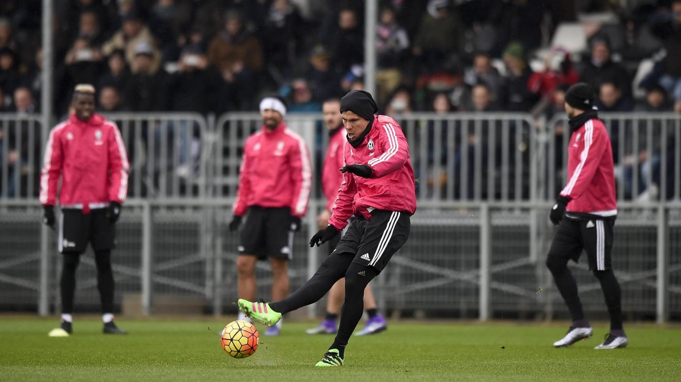 Allenamento Juventus a Vinovo: porte aperte ai tifosi