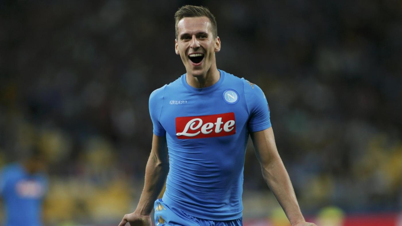 Champions, doppio Milik lancia Napoli a Kiev: Sarri, esordio ok