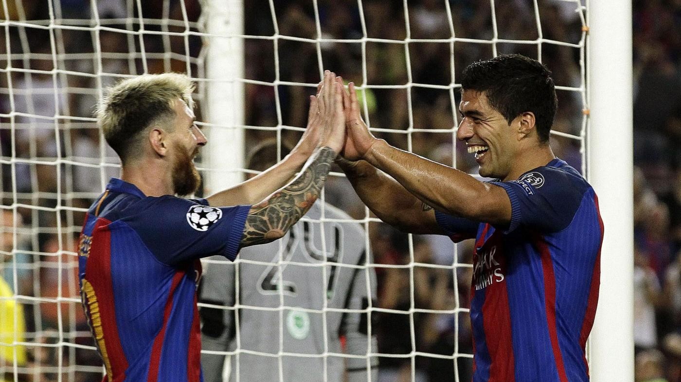 Champions, Barcellona show. Manita Bayern, pari Psg-Arsenal