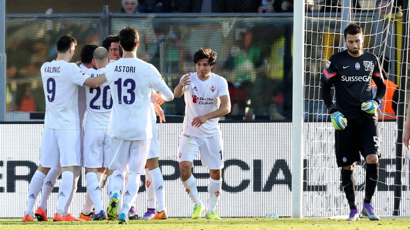 Colpo Champions per Fiorentina: Atalanta battuto in casa 3-2