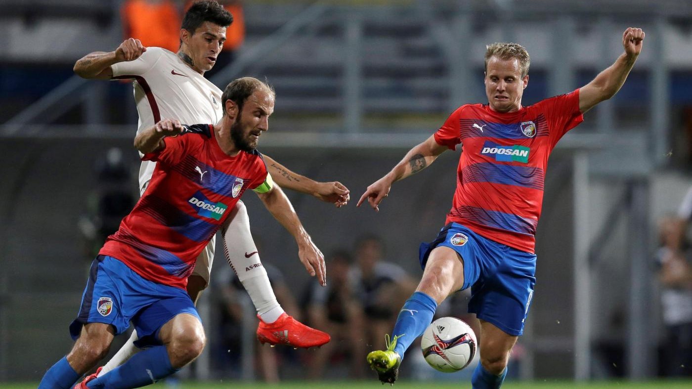 Europa League, Perotti illude Roma ma è solo 1-1 col Viktoria