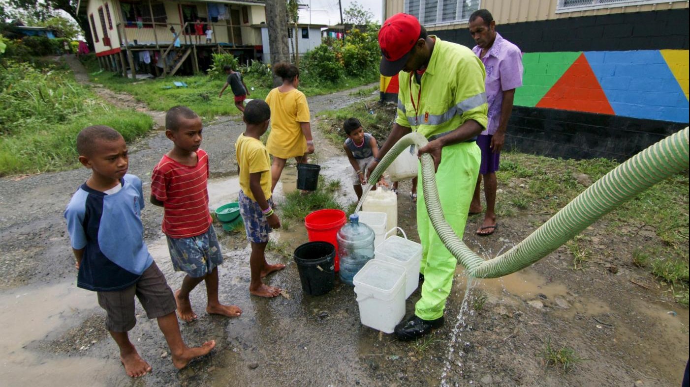 Ciclone alle Fiji: arrivano gli aiuti umanitari
