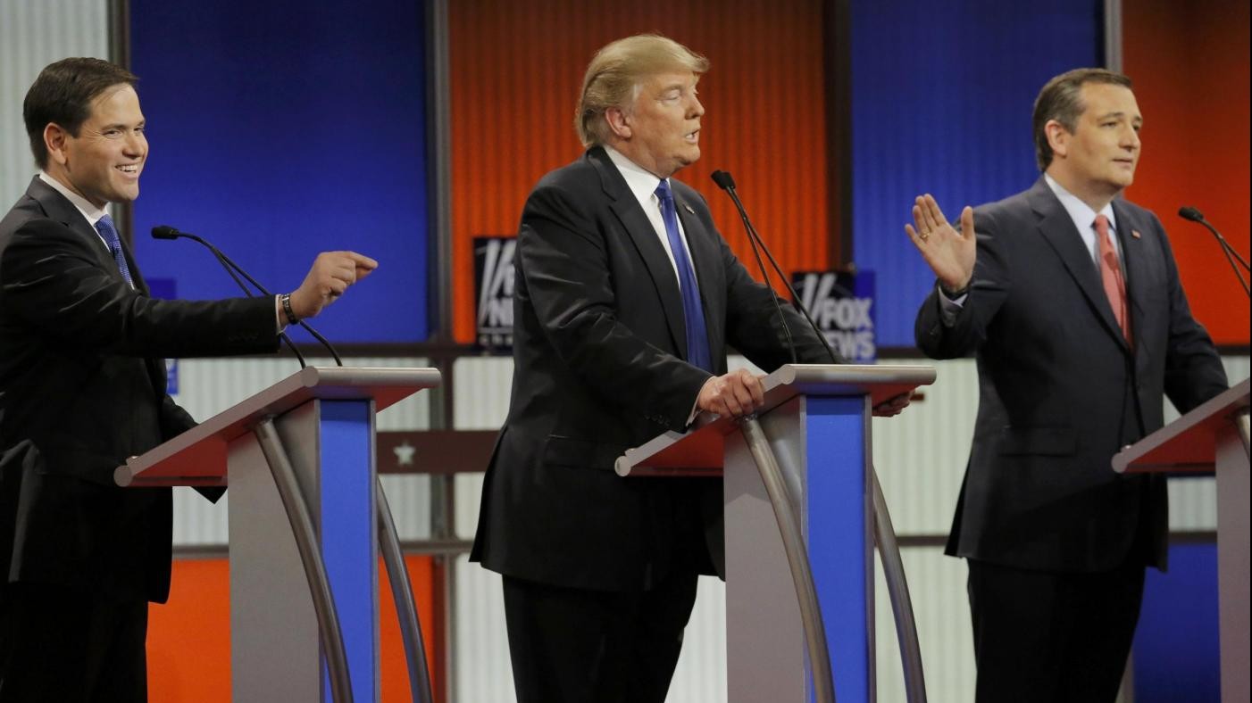 Usa 2016, dibattito Repubblicani: tutti contro Donald Trump