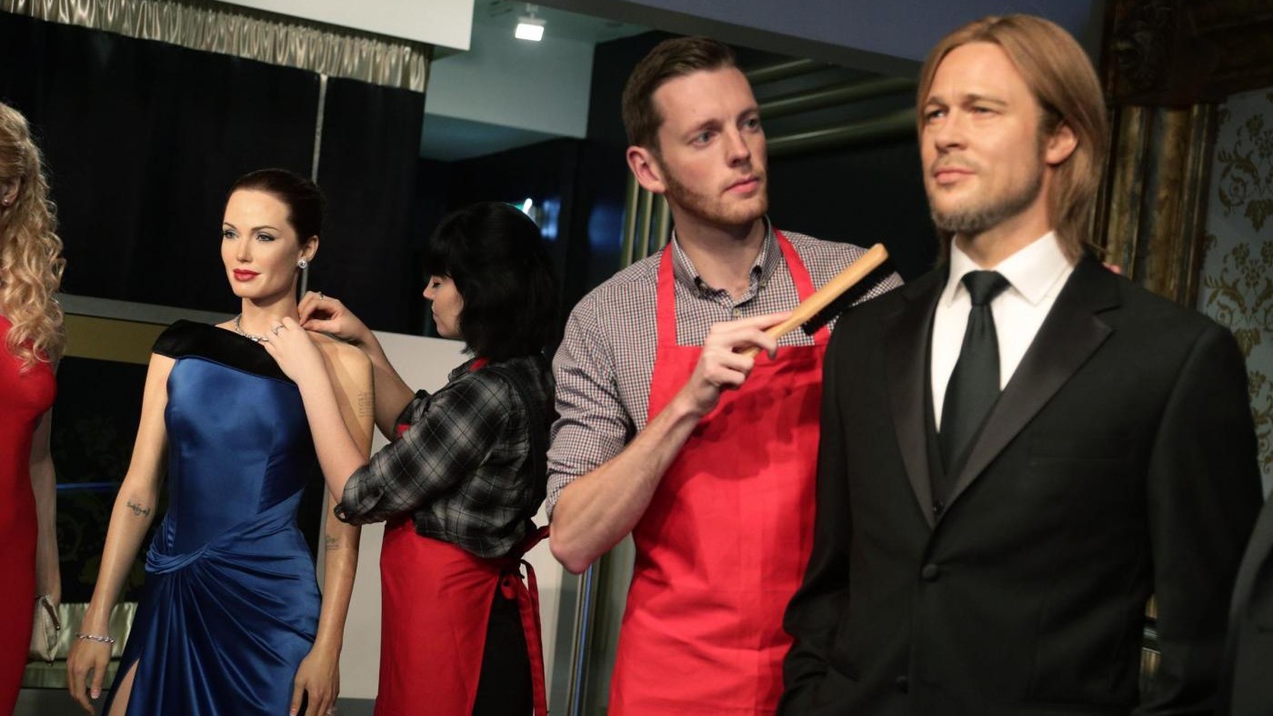 Divorzio Pitt-Jolie, museo Madame Tussauds separa la coppia in cera