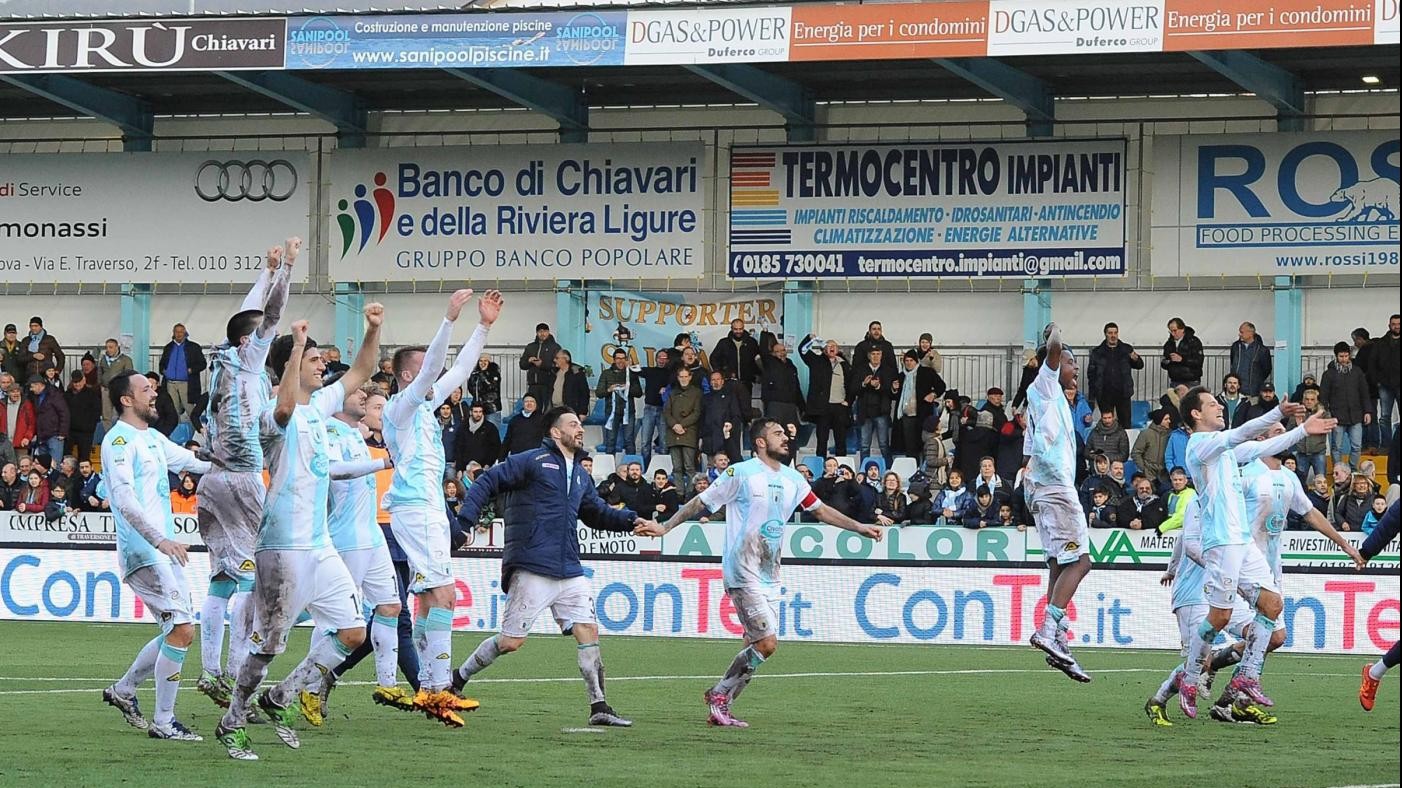 Entella-Bari finisce 2-0