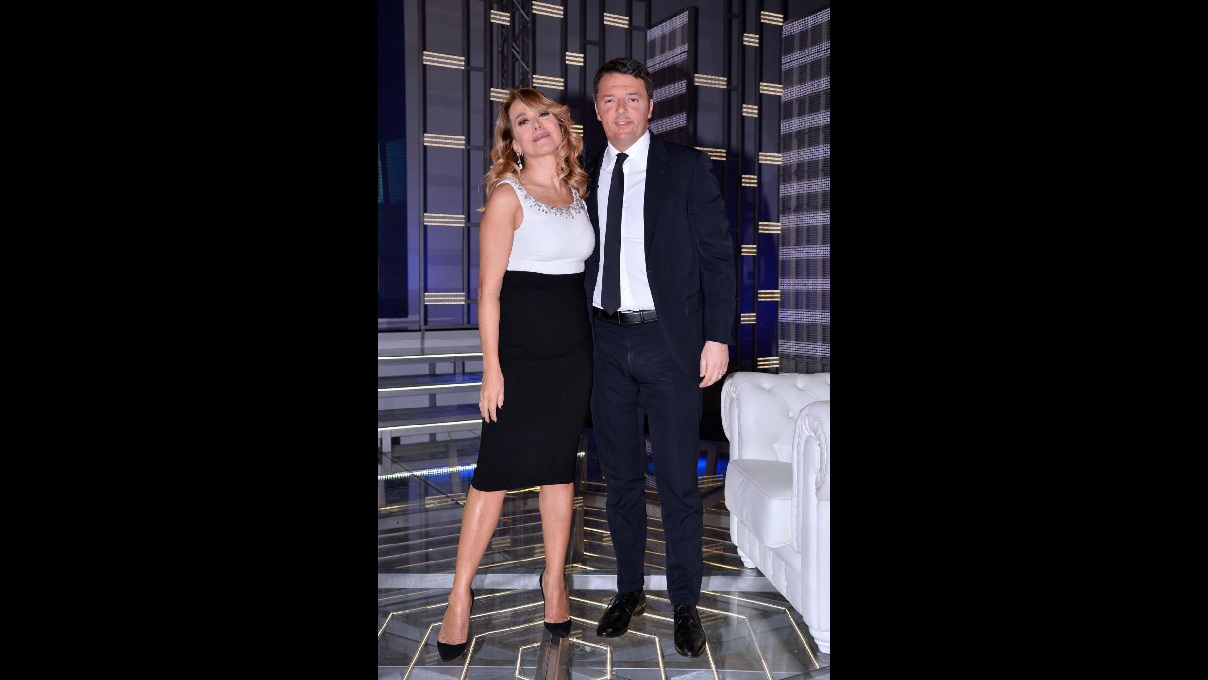 Matteo Renzi ospite di Barbara D’Urso a Domenica Live