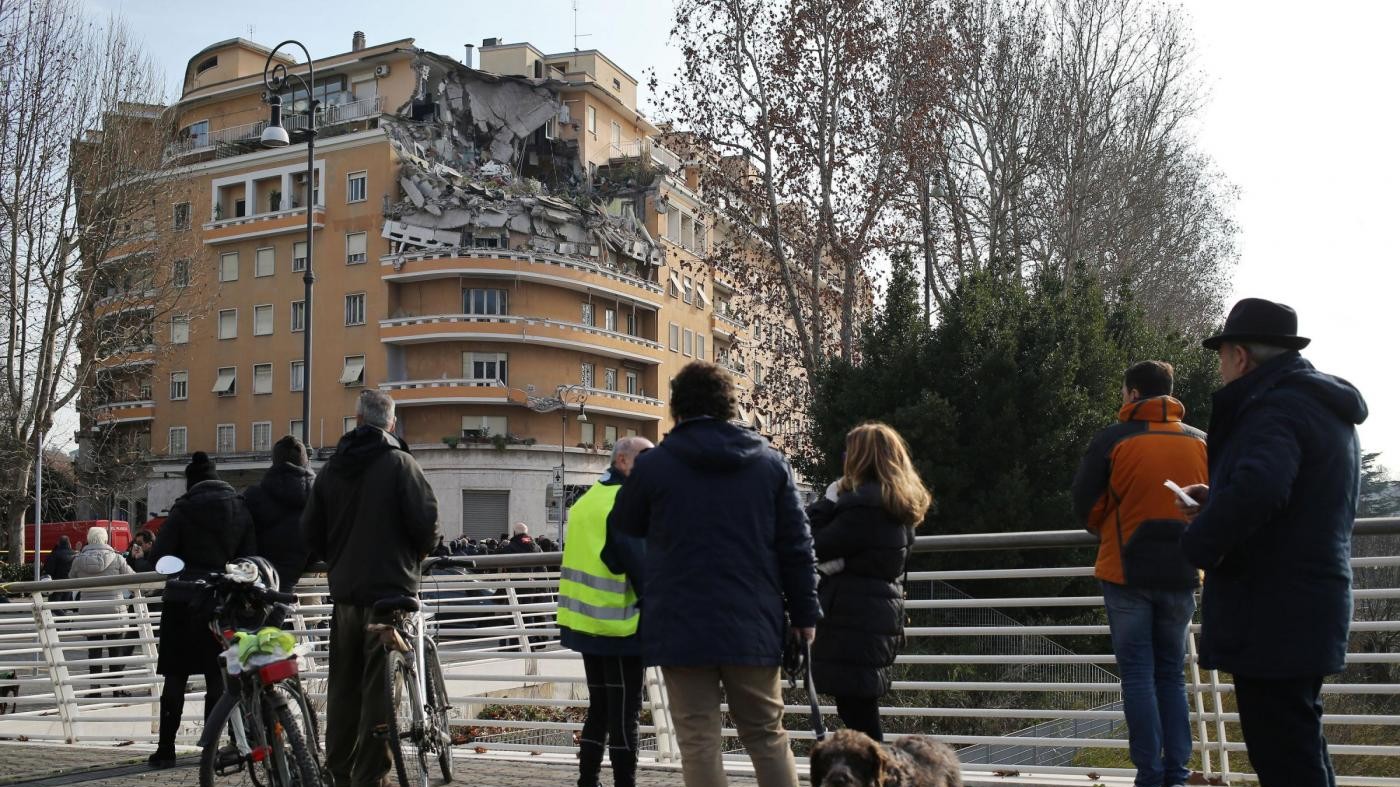 Roma, a gennaio crollò un palazzo: il precedente