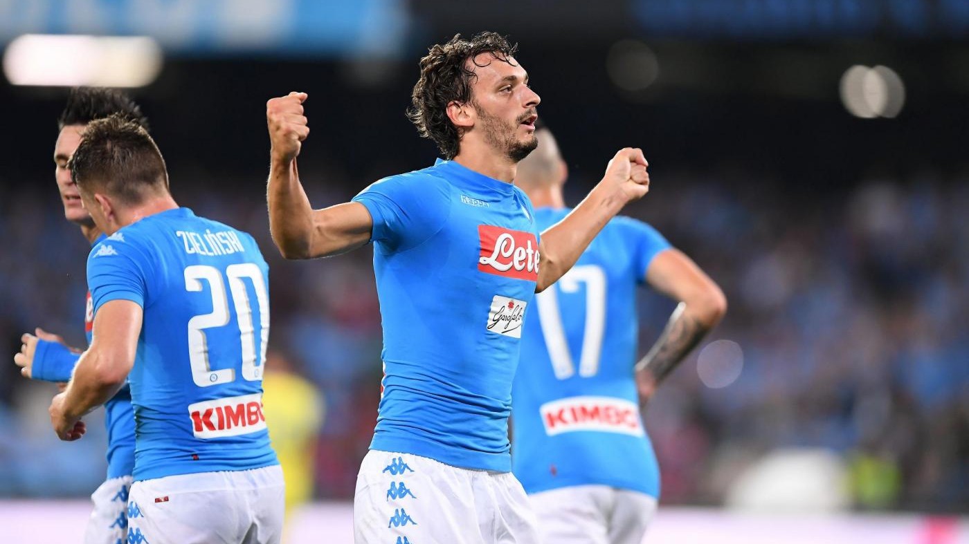 Napoli-Chievo 2-0: a segno Gabbiadini e Hamsik