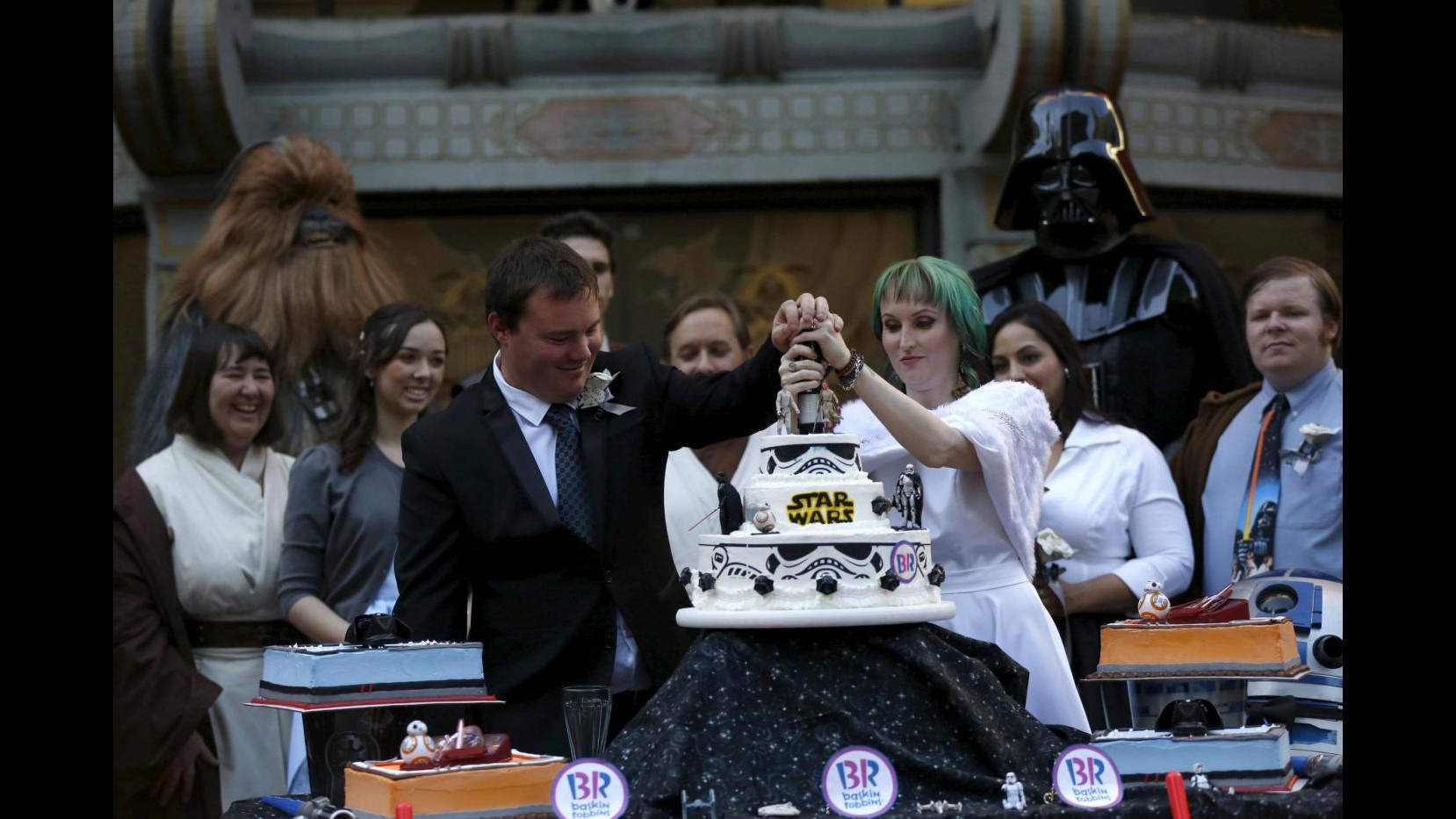 Star Wars mania a Hollywood ©Reuters