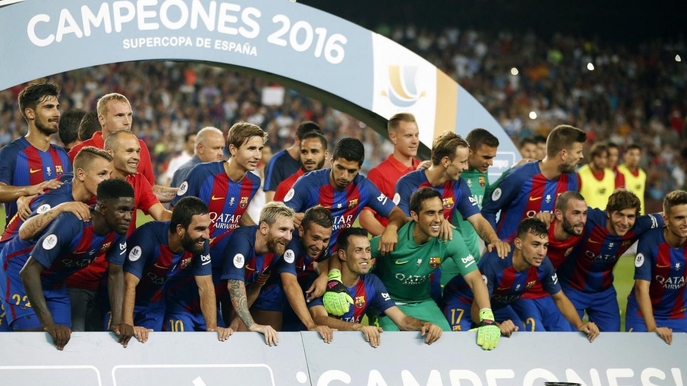 Supercoppa di Spagna al Barcellona: Siviglia ko 3-0 al Camp Nou