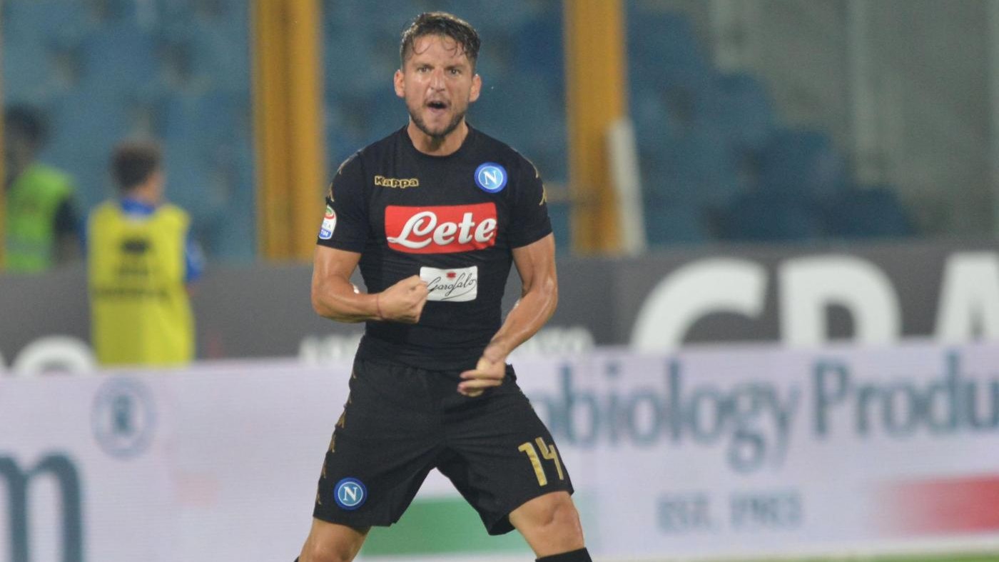 Mertens salva Napoli. Solo 2-2 a Pescara in gol con Benali-Caprari