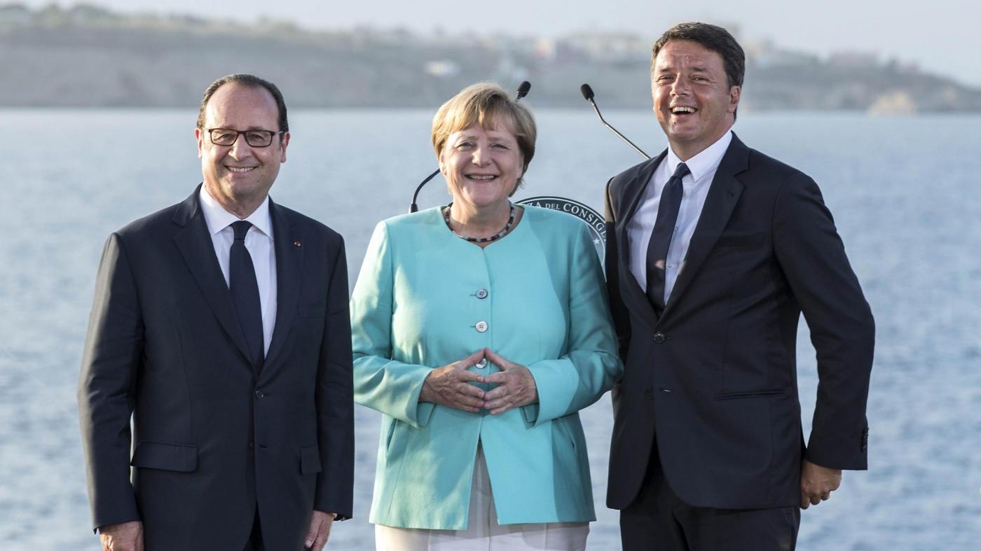 Ventotene, pesce e vino bianco per cena Renzi-Merkel-Hollande