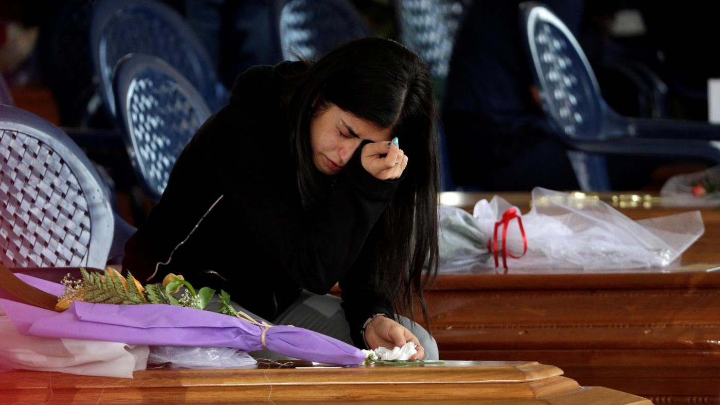 Amatrice, iniziati i funerali solenni per le vittime del terremoto