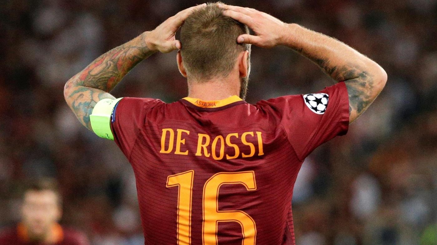 Roma, 3 turni di squalifica per De Rossi in Europa League