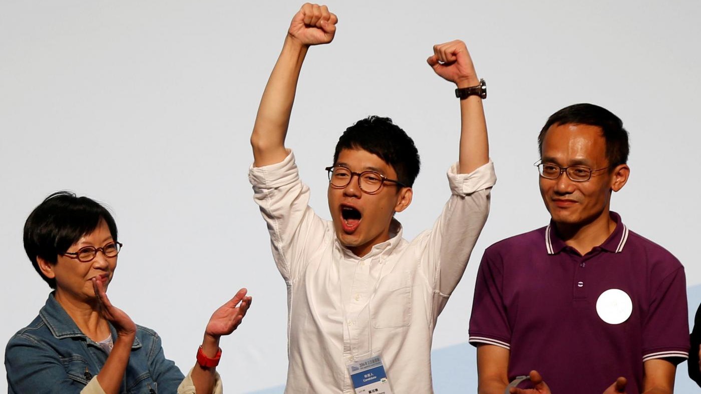 Hong Kong, leader ‘rivoluzione degli ombrelli’ in Parlamento