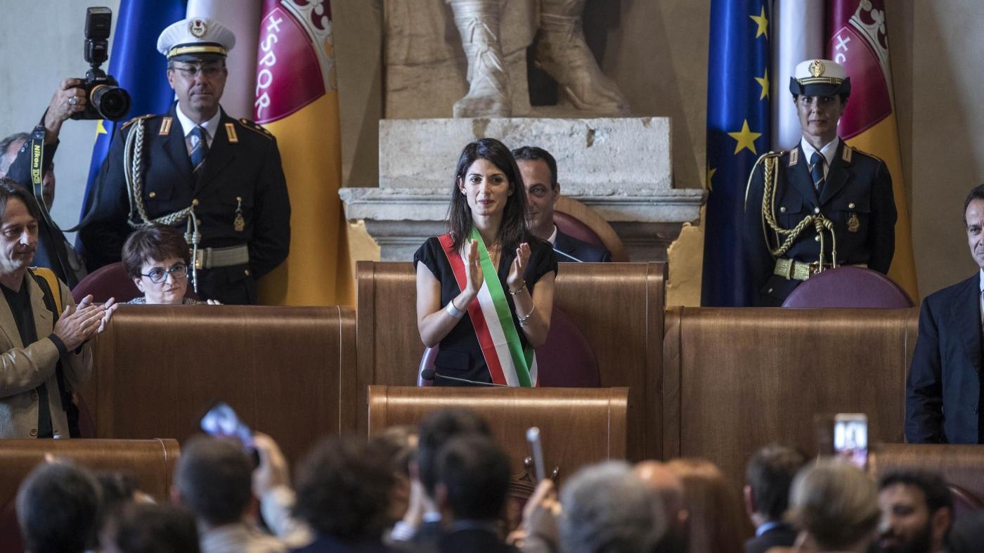 Roma, Raggi: Orgogliosa di essere sindaca