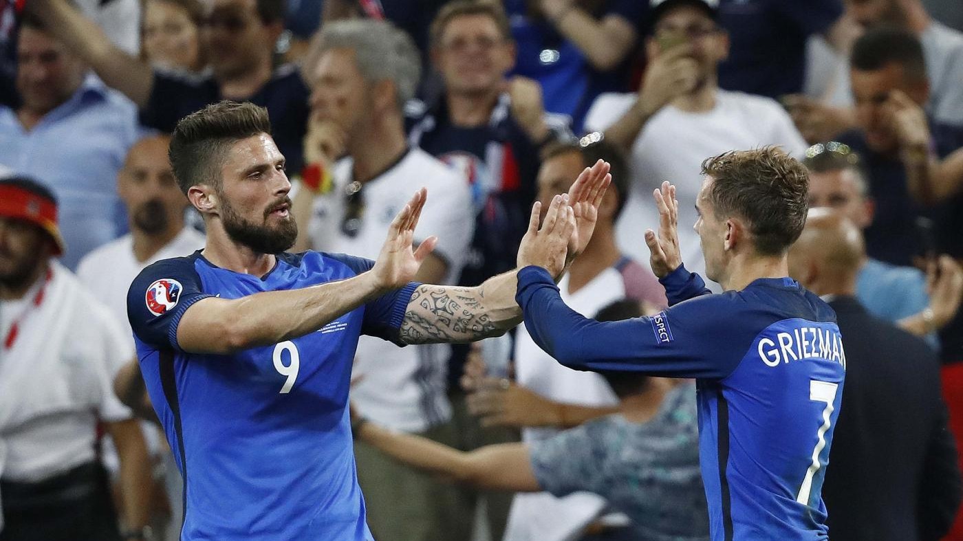 Euro 2016, Germania-Francia finisce 0-2: il live della partita