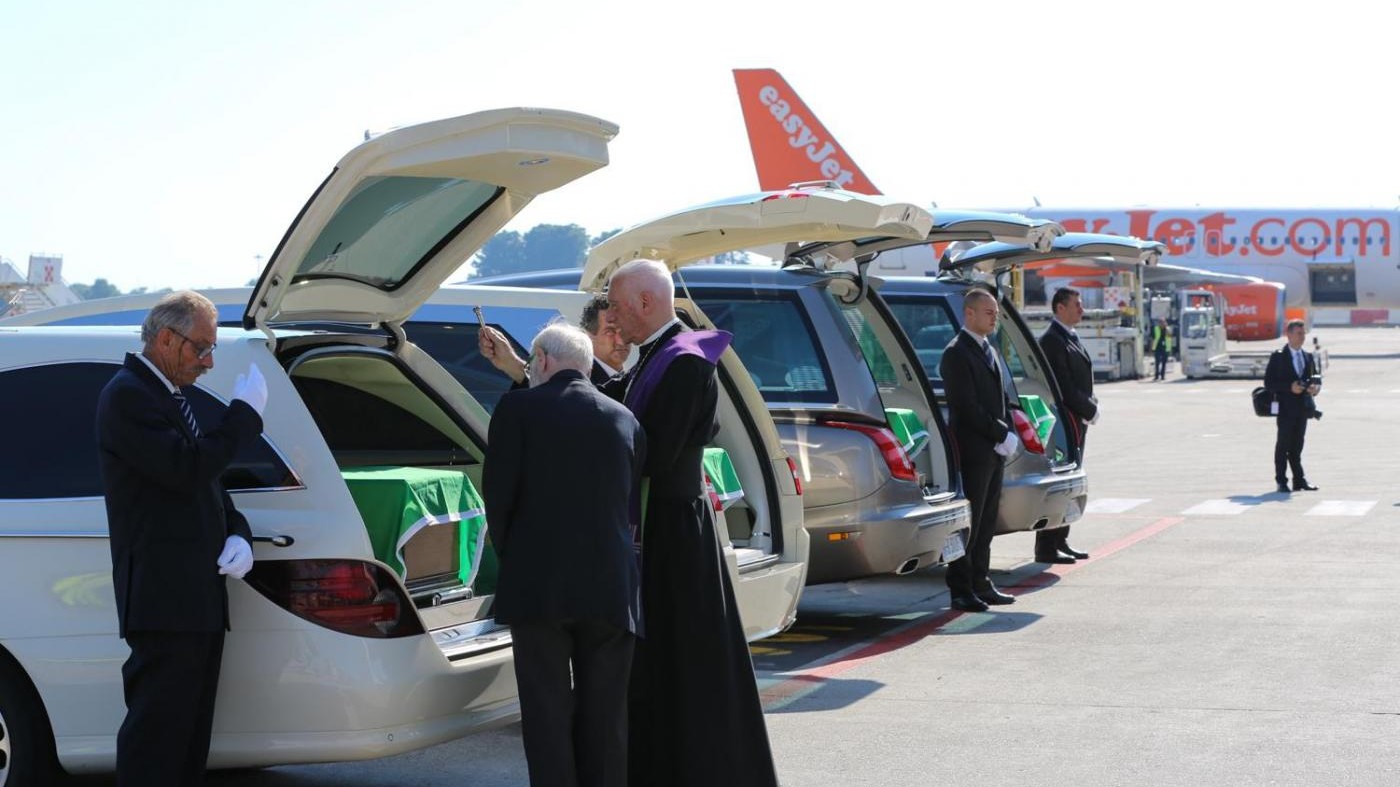 Nizza, arrivate in Italia le salme delle prime quattro vittime