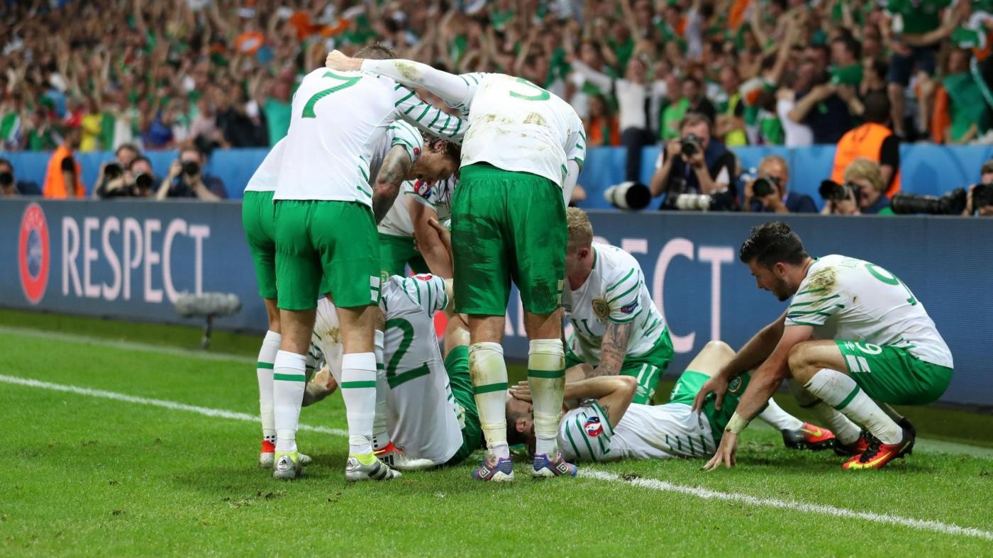 Euro 2016, l’Irlanda batte l’Italia 1-0 e si qualifica per gli ottavi