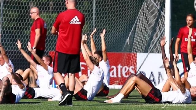 Milan: allenamento in vista dell’amichevole col Betis Siviglia