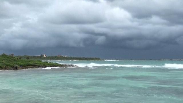 Messico: la tempesta tropicale Franklin sullo Yucatán