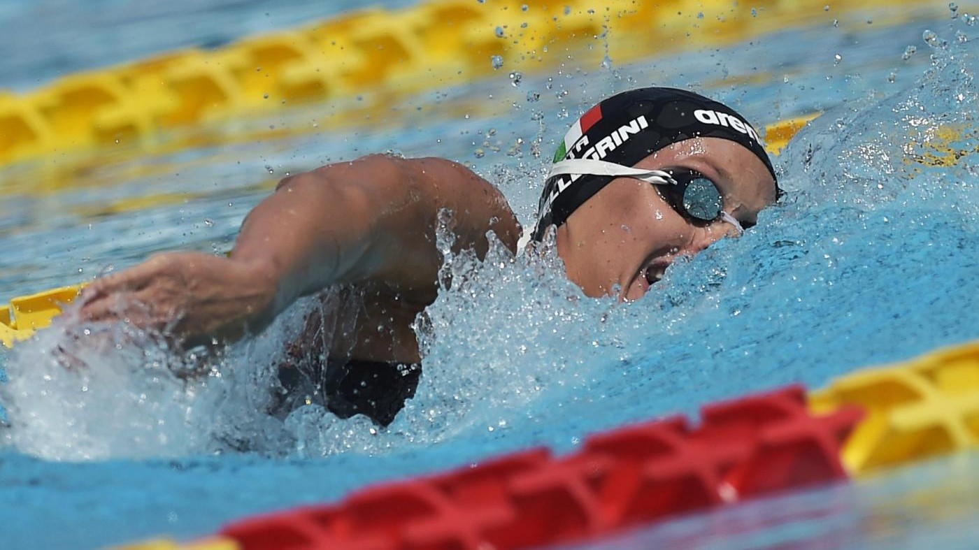 Pellegrini vince 200 sl al Settecolli: è secondo tempo dell’anno