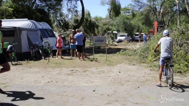 Veneto, i danni del maltempo a Cavallino
