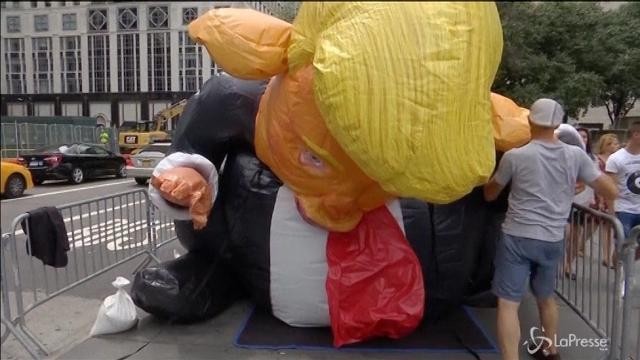 Un ratto gigante sotto la Trump Tower